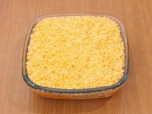 Ensalada de mimosa con saurio