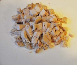 Ensalada de carne con champiñones