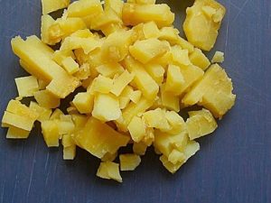 Ensalada de carne con champiñones