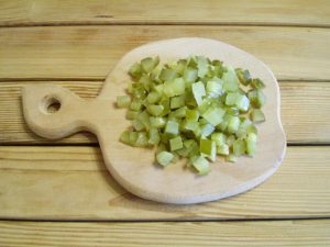 Ensalada de carne con champiñones
