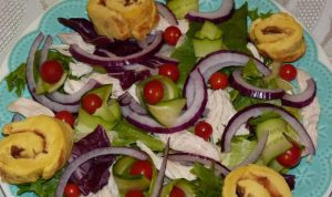 Ensalada de tortilla