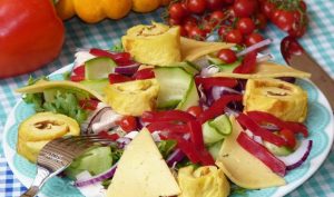 Ensalada de tortilla