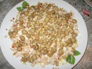 Ensalada de hojaldre