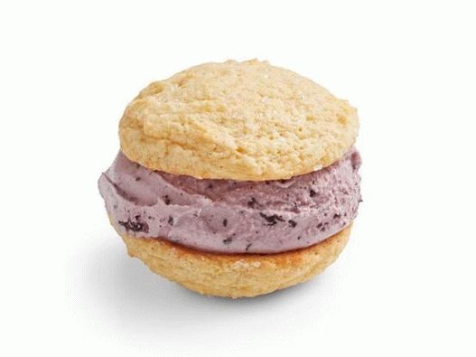 Sándwiches de helado de frambuesa con foto