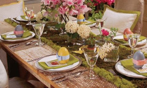 Mesa de Pascua: formas e ideas