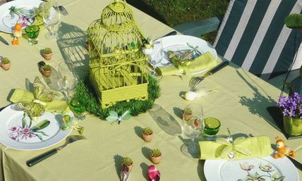 mariposas y pájaros-juegos de mesa-decoración-2