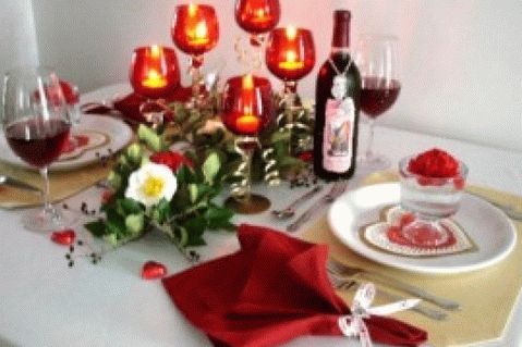 Mesa de San Valentín