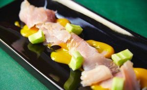 Ceviche de filete de pescado blanco