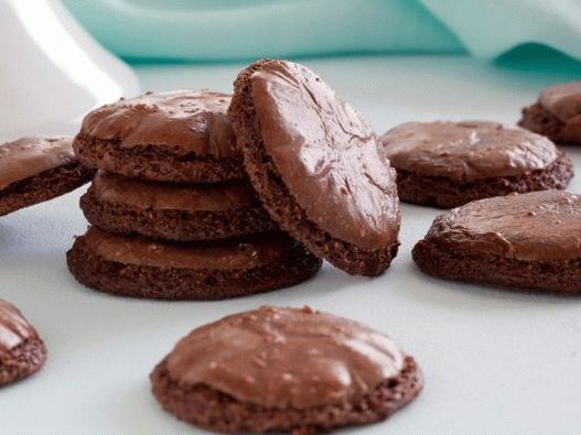 Foto de macarrones de chocolate