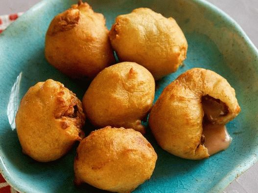 Foto de huevos de chocolate fritos