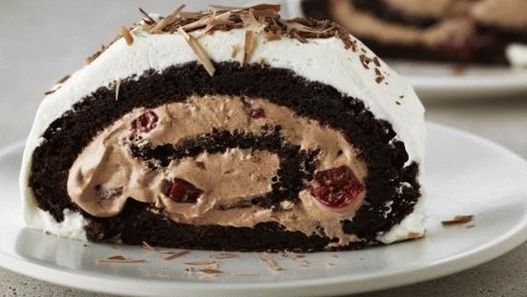 Foto Rollo de chocolate sin harina