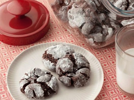Foto galletas de cuajada de chocolate