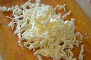 Bolas de queso con salmón