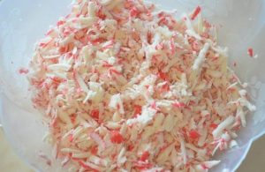 Bolas de queso con salmón