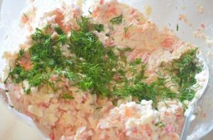 Bolas de queso con salmón