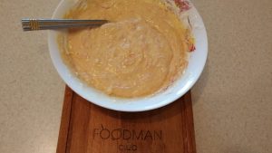 Panqueques abundantes con salchicha