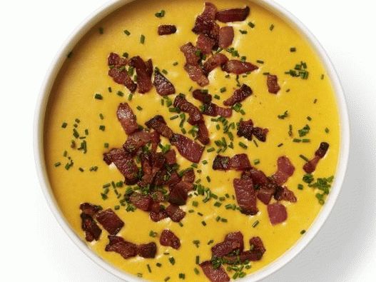 Foto salsa cremosa con calabaza y sidra