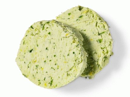 Foto de mantequilla con rábano picante