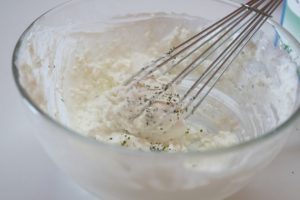 Salsa de crema de queso crema agria - 0