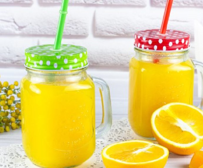 Jugo de calabaza con naranja