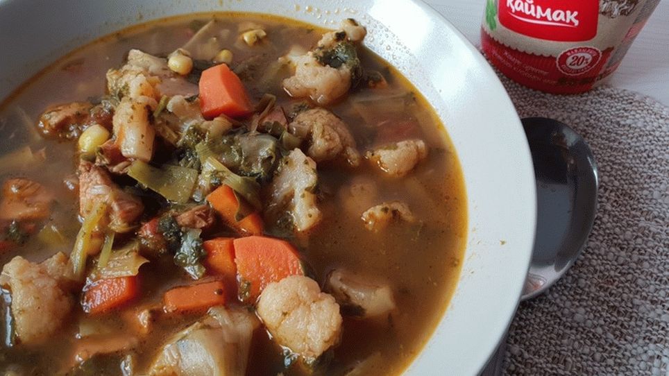 Sopa De Pollo Y Verduras