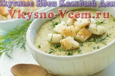 Sopa de puré de col