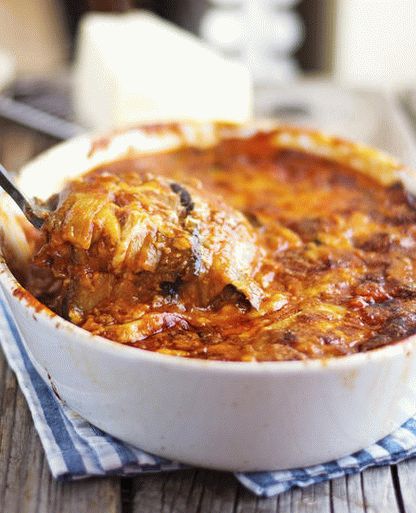 Sopa de fotos con berenjenas