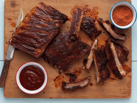 Foto Memphis ahumado costillas de cerdo y ternera