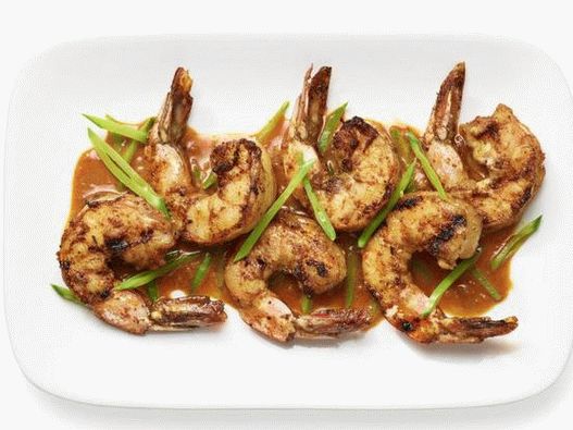 Foto de camarones tailandeses Panang Curry