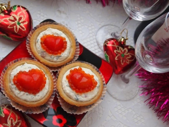 Tartaletas "Corazón Rojo"