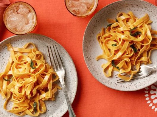 Pasta de calabaza con foto