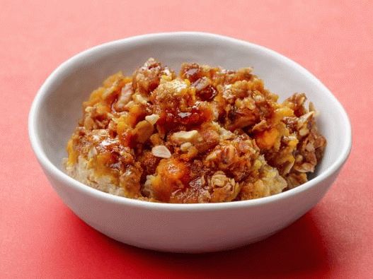 Foto de cazuela de calabaza y avena