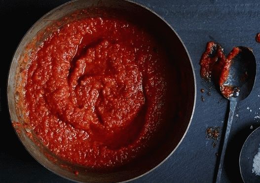 Salsa de tomate con foto