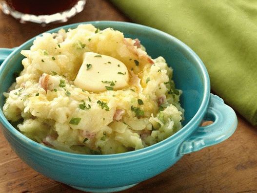 Foto de puré de papas irlandés tradicional