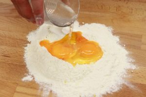 Bolas de masa hervida con semillas de amapola