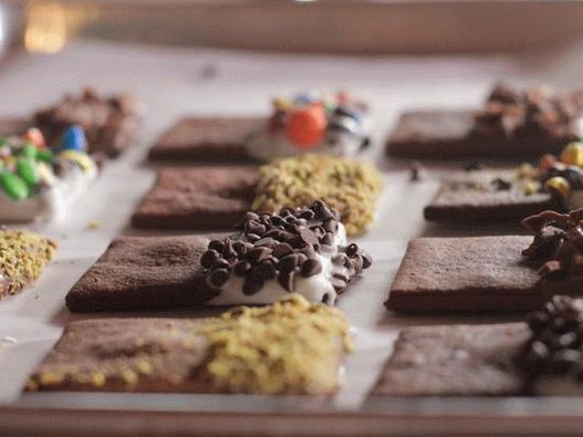 Galletas de chocolate con diferentes ingredientes