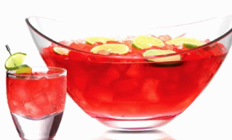 Ponche de lima cereza