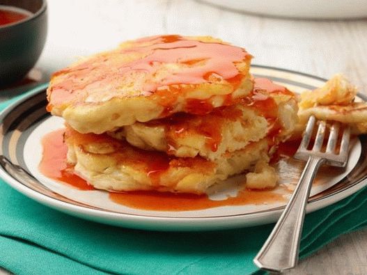 Foto del plato - Panqueques con pasta y queso