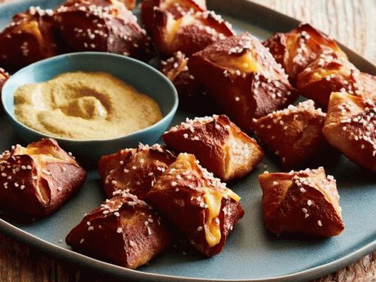Foto del plato - Vareniki con queso pretzel