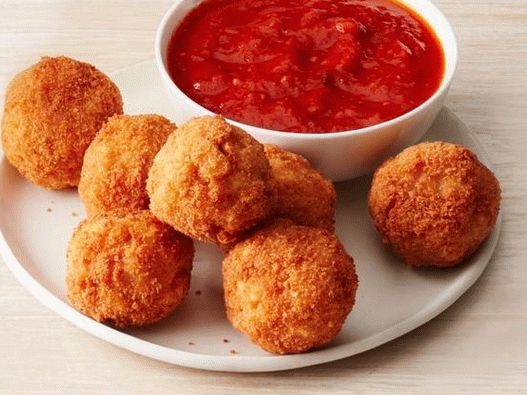 Fotografía del plato - Bola de papa Arancini