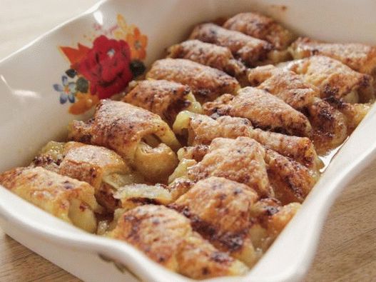 Manzanas fotográficas horneadas en masa