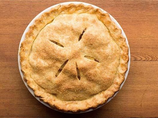 Foto tarta de manzana cerrada