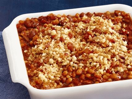 Frijoles horneados con tocino