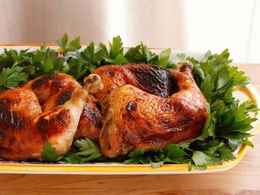 Foto de pollo al horno con ajo