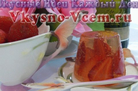 Nuevos postres de gelatina de champán